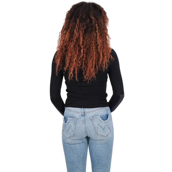 NEW ULLA JOHNSON drew pullover sweater in noir - Picture 4 of 4